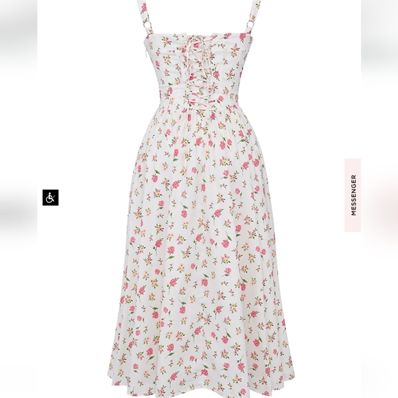 House of CB Tatiana Rose Print Midi Sundress - Picture 13 of 16